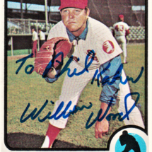 Wilbur Wood Autograph