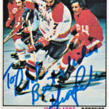 Yvon Labre Autograph