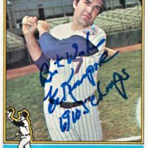 Ed Kranepool Autograph