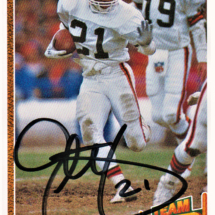 Eric Metcalf Autograph