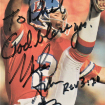 Mike Horan Autograph