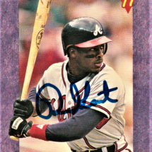 Ron Gant Autograph