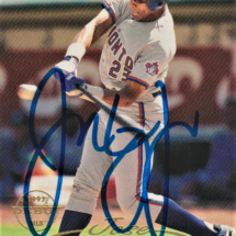 Jose Cruz, Jr. Autograph