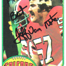 Jeff Van Note Autograph