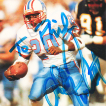 Allen Pinkett Autograph